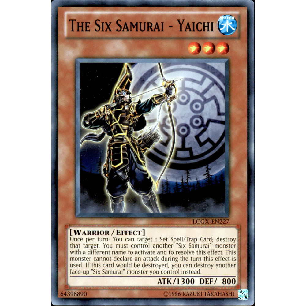 The Six Samurai - Yaichi LCGX-EN227 Yu-Gi-Oh! Card from the Legendary Collection 2: The Duel Academy Years Mega Pack Set