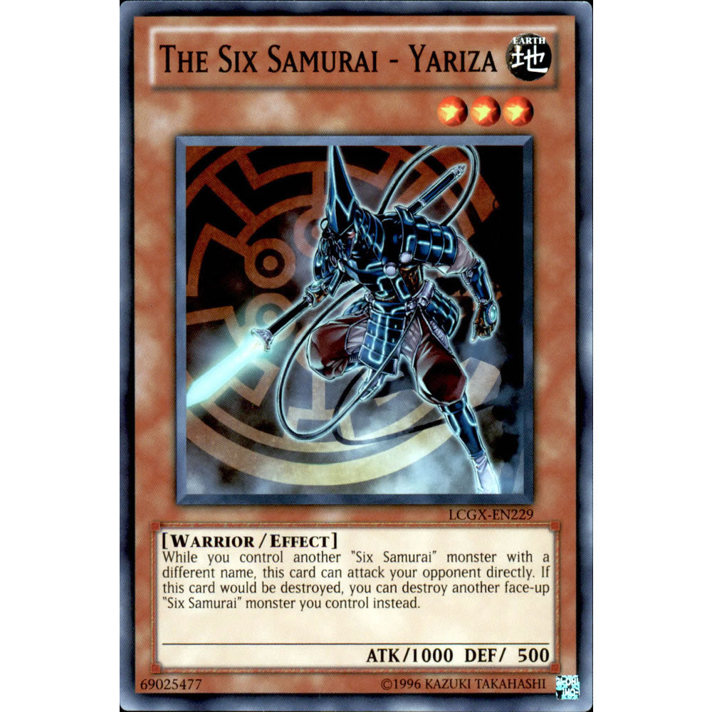 The Six Samurai - Yariza LCGX-EN229 Yu-Gi-Oh! Card from the Legendary Collection 2: The Duel Academy Years Mega Pack Set