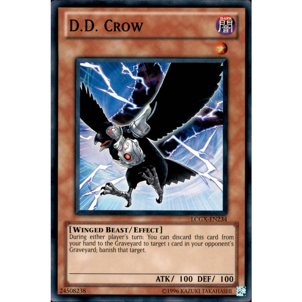 D.D. Crow LCGX-EN234 Yu-Gi-Oh! Card from the Legendary Collection 2: The Duel Academy Years Mega Pack Set