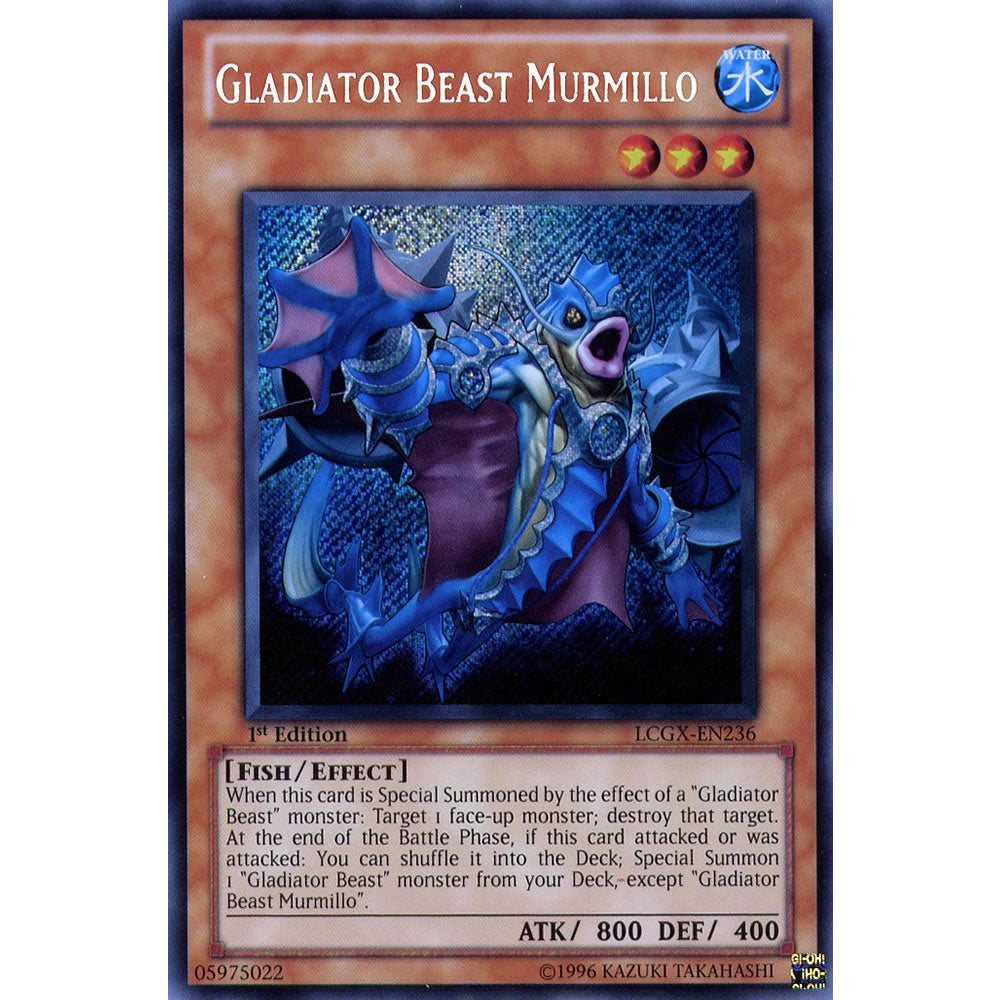 Gladiator Beast Murmillo LCGX-EN236 Yu-Gi-Oh! Card from the Legendary Collection 2: The Duel Academy Years Mega Pack Set