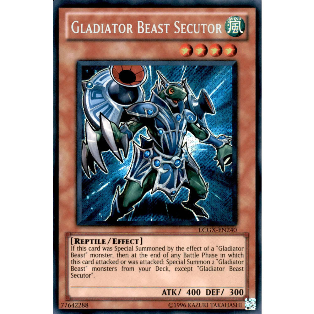 Gladiator Beast Secutor LCGX-EN240 Yu-Gi-Oh! Card from the Legendary Collection 2: The Duel Academy Years Mega Pack Set