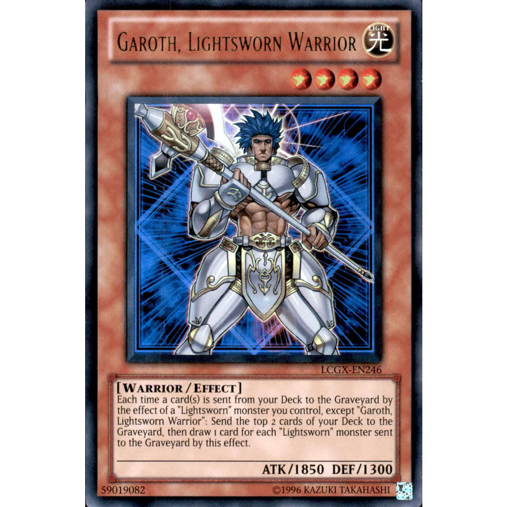 Garoth, Lightsworn Warrior LCGX-EN246 Yu-Gi-Oh! Card from the Legendary Collection 2: The Duel Academy Years Mega Pack Set