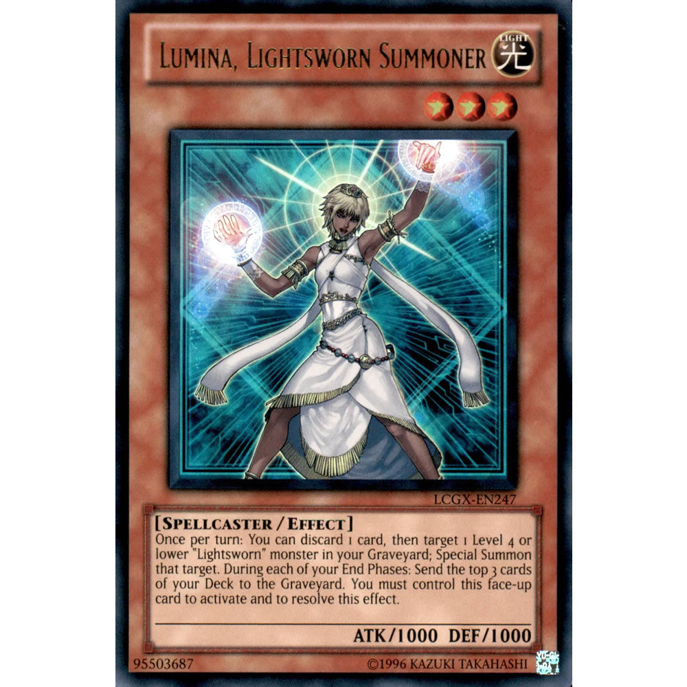 Lumina, Lightsworn Summoner LCGX-EN247 Yu-Gi-Oh! Card from the Legendary Collection 2: The Duel Academy Years Mega Pack Set