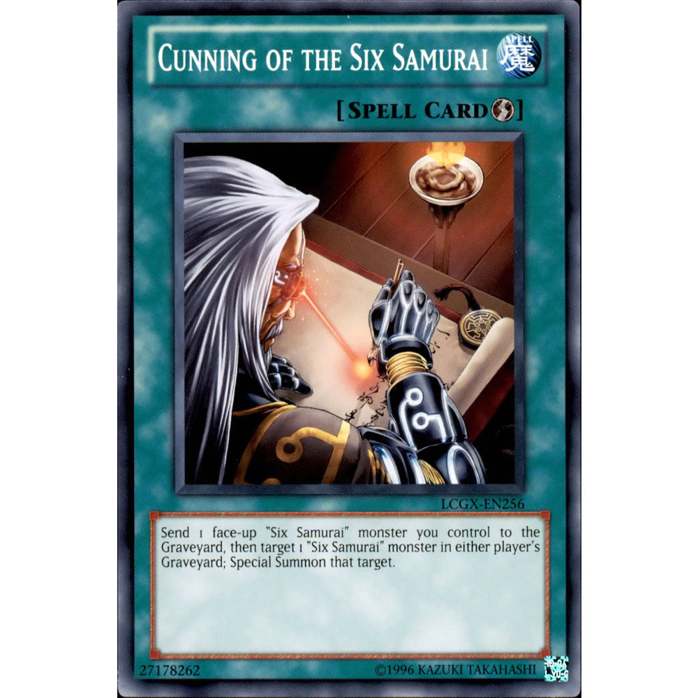 Cunning of the Six Samurai LCGX-EN256 Yu-Gi-Oh! Card from the Legendary Collection 2: The Duel Academy Years Mega Pack Set