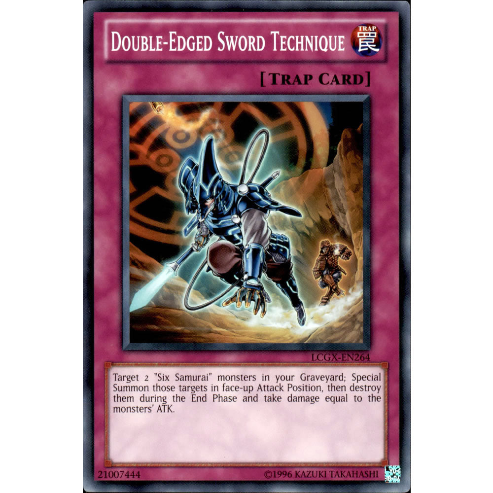 Double-Edged Sword Technique LCGX-EN264 Yu-Gi-Oh! Card from the Legendary Collection 2: The Duel Academy Years Mega Pack Set