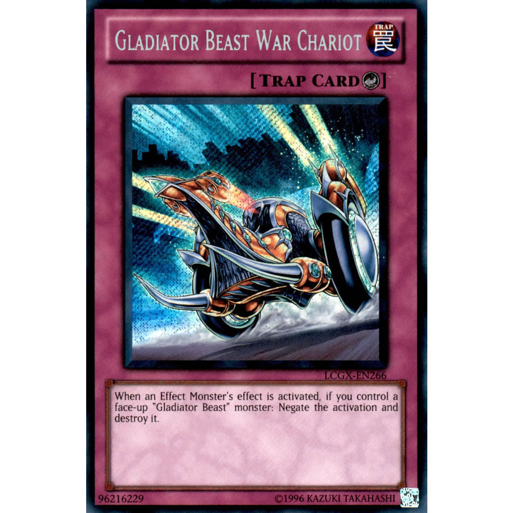 Gladiator Beast War Chariot LCGX-EN266 Yu-Gi-Oh! Card from the Legendary Collection 2: The Duel Academy Years Mega Pack Set