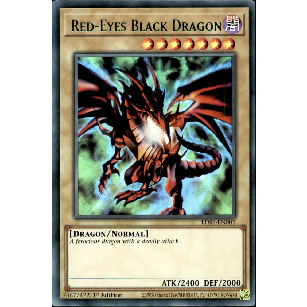 Red-Eyes Black Dragon LDS1-EN001 Yu-Gi-Oh! Card from the Legendary Duelists: Season 1 Set