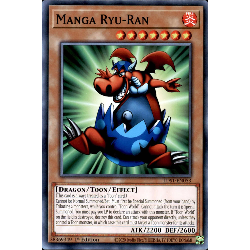 Manga Ryu-Ran LDS1-EN053 Yu-Gi-Oh! Card from the Legendary Duelists: Season 1 Set