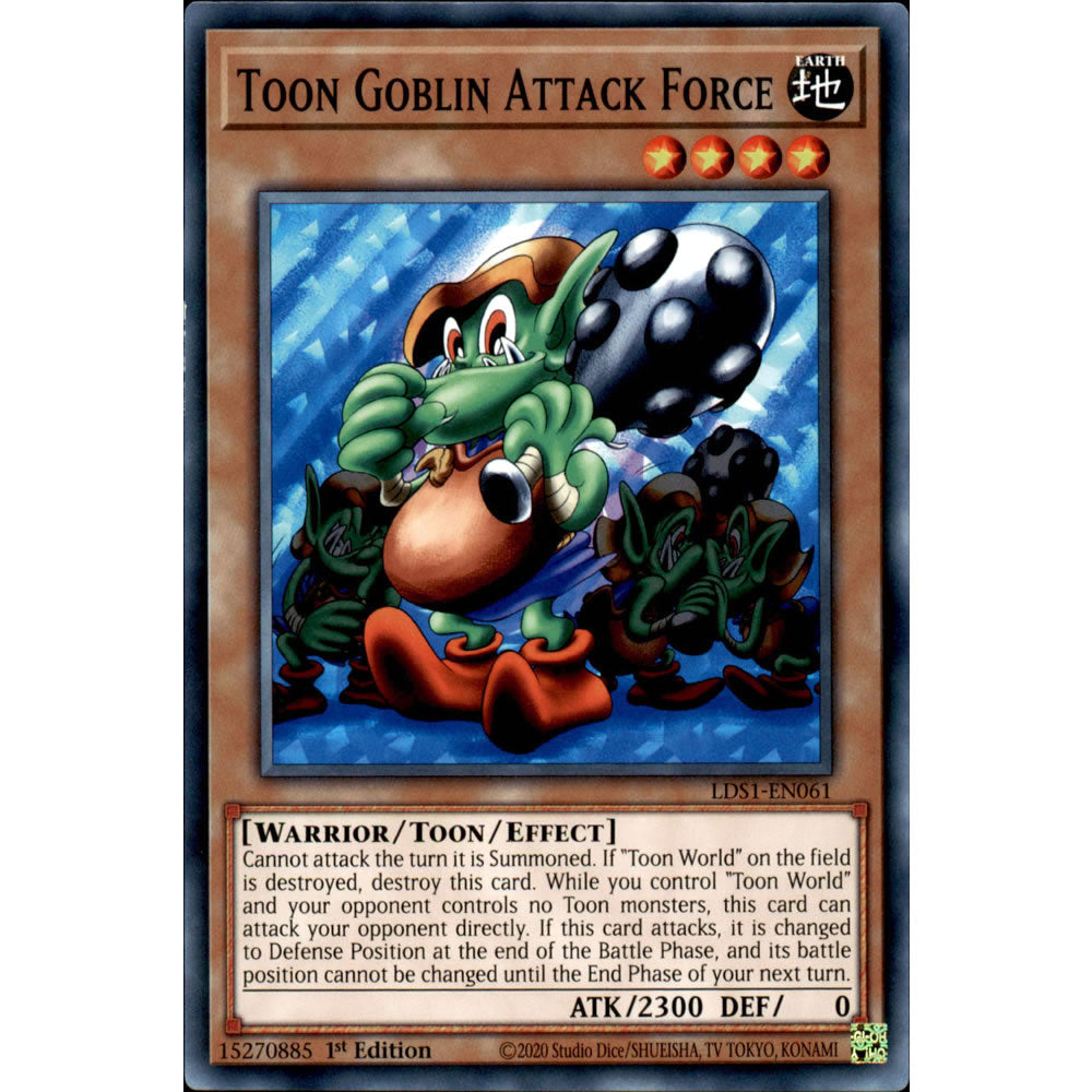 Toon Goblin Attack Force LDS1-EN061 Yu-Gi-Oh! Card from the Legendary Duelists: Season 1 Set