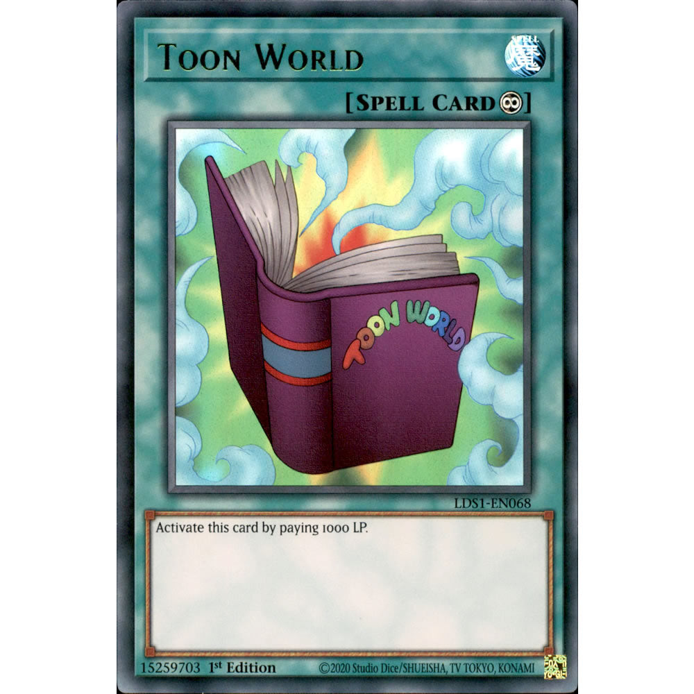 Toon World LDS1-EN068 Yu-Gi-Oh! Card from the Legendary Duelists: Season 1 Set