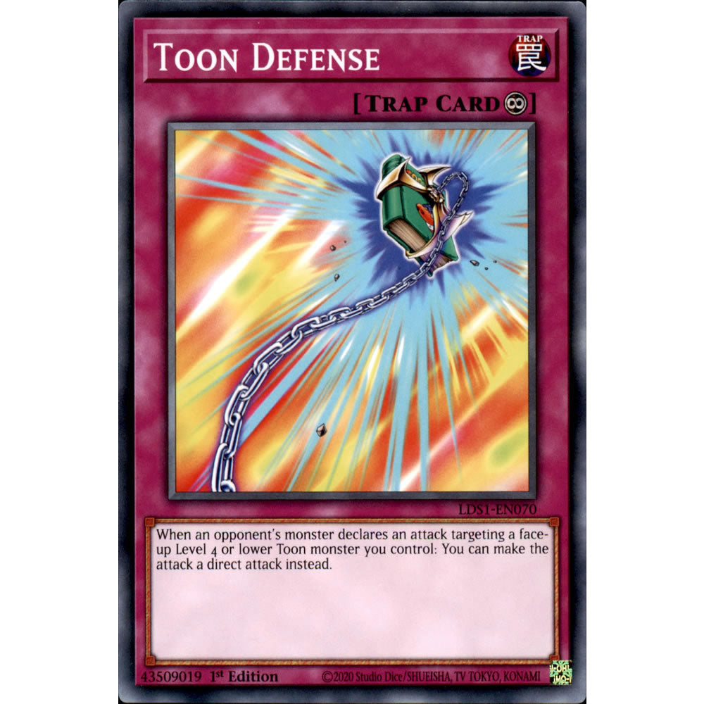 Toon Defense LDS1-EN070 Yu-Gi-Oh! Card from the Legendary Duelists: Season 1 Set