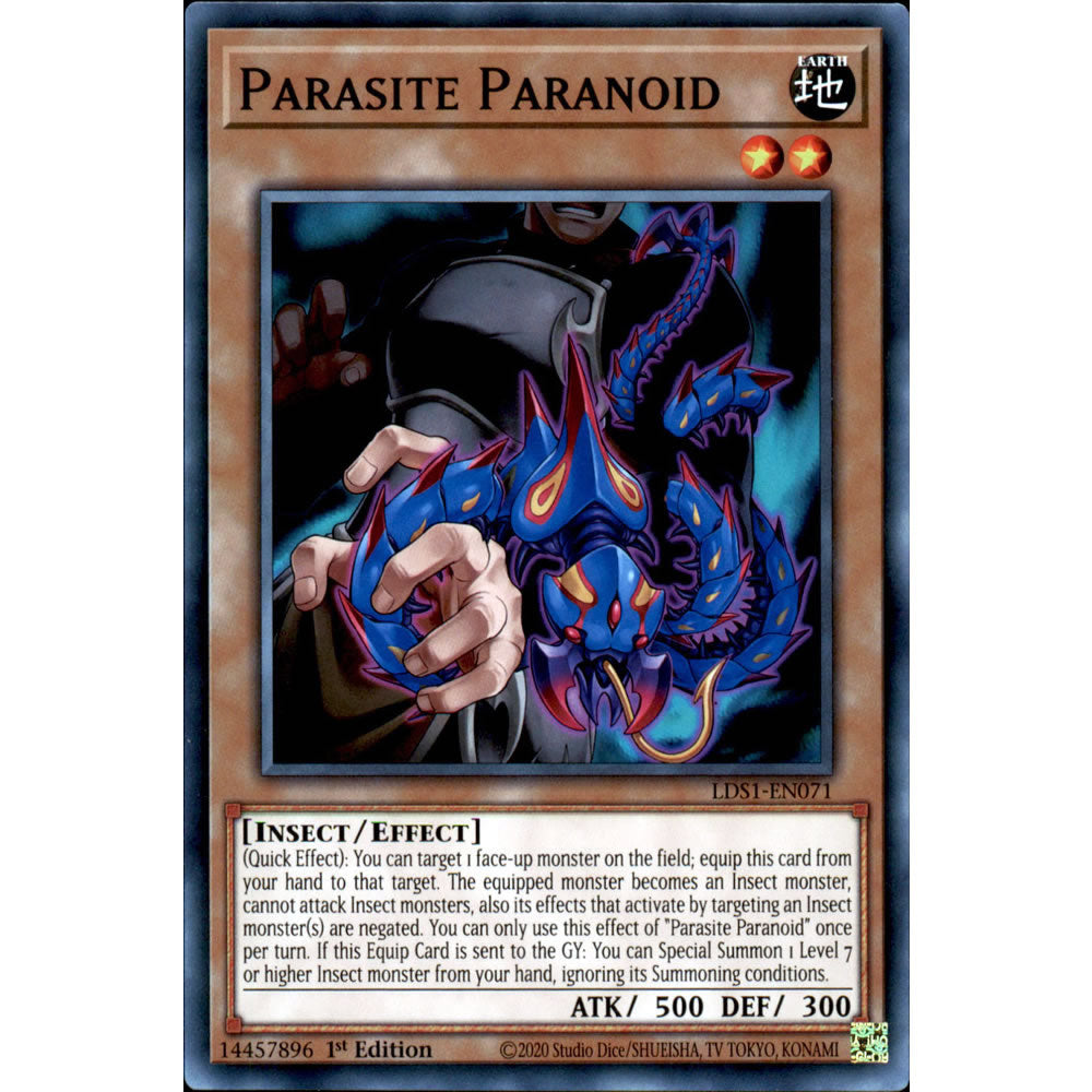 Parasite Paranoid LDS1-EN071 Yu-Gi-Oh! Card from the Legendary Duelists: Season 1 Set