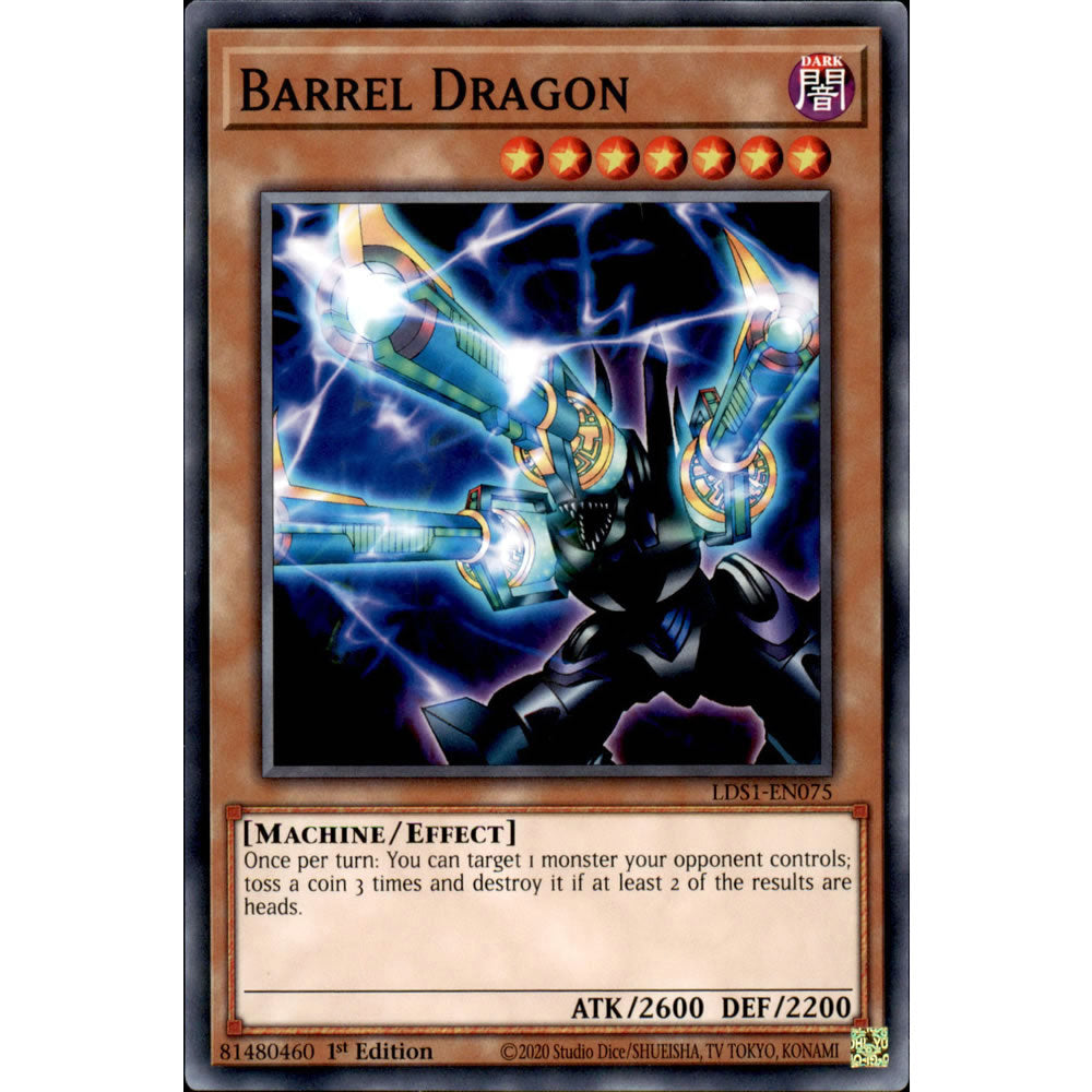 Barrel Dragon LDS1-EN075 Yu-Gi-Oh! Card from the Legendary Duelists: Season 1 Set