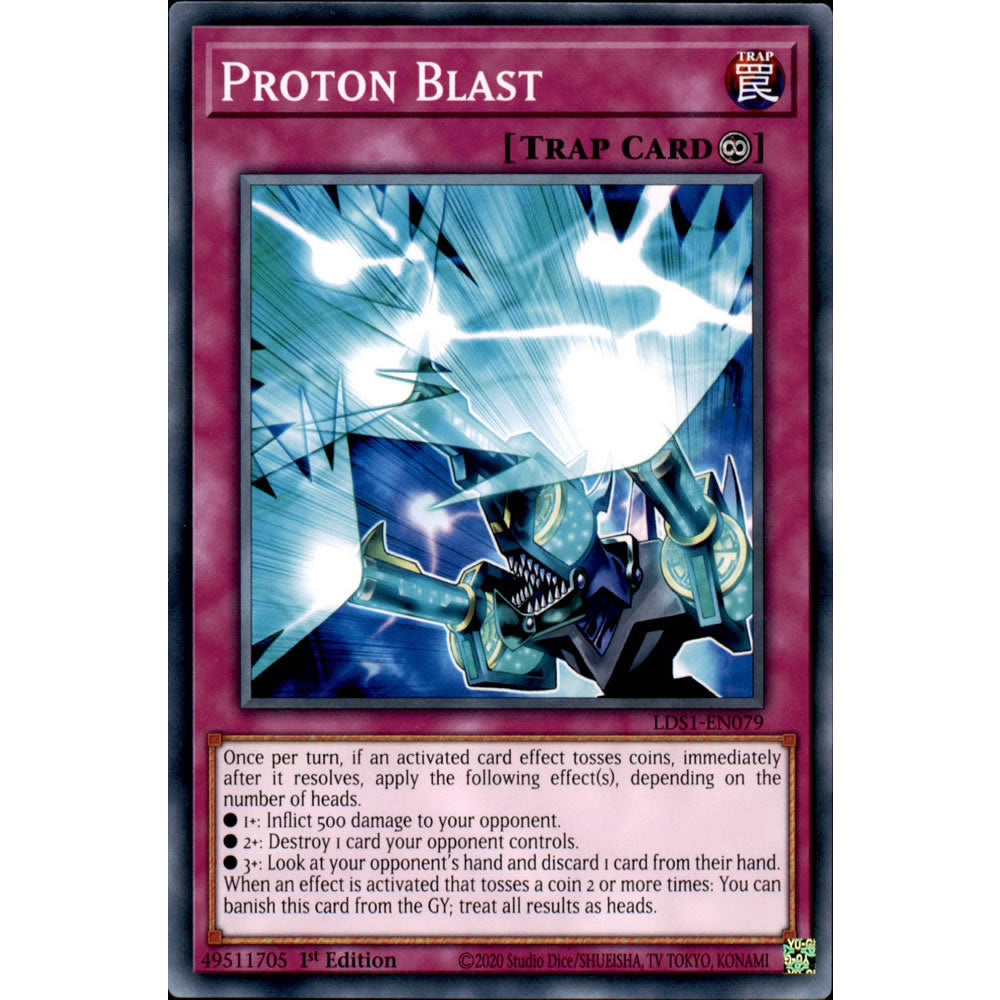 Proton Blast LDS1-EN079 Yu-Gi-Oh! Card from the Legendary Duelists: Season 1 Set