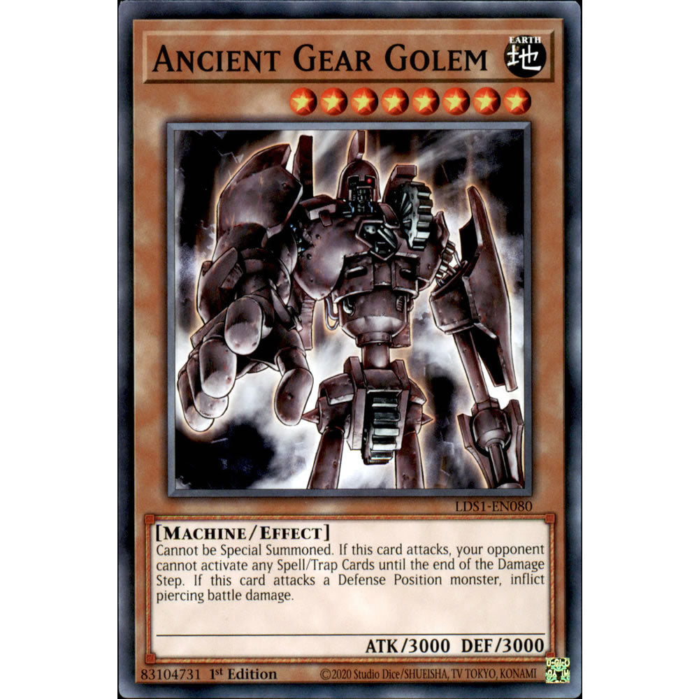 Ancient Gear Golem LDS1-EN080 Yu-Gi-Oh! Card from the Legendary Duelists: Season 1 Set