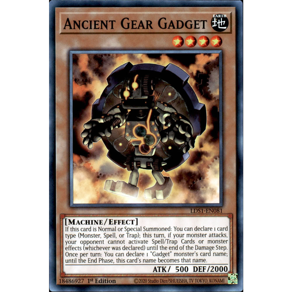 Ancient Gear Gadget LDS1-EN081 Yu-Gi-Oh! Card from the Legendary Duelists: Season 1 Set