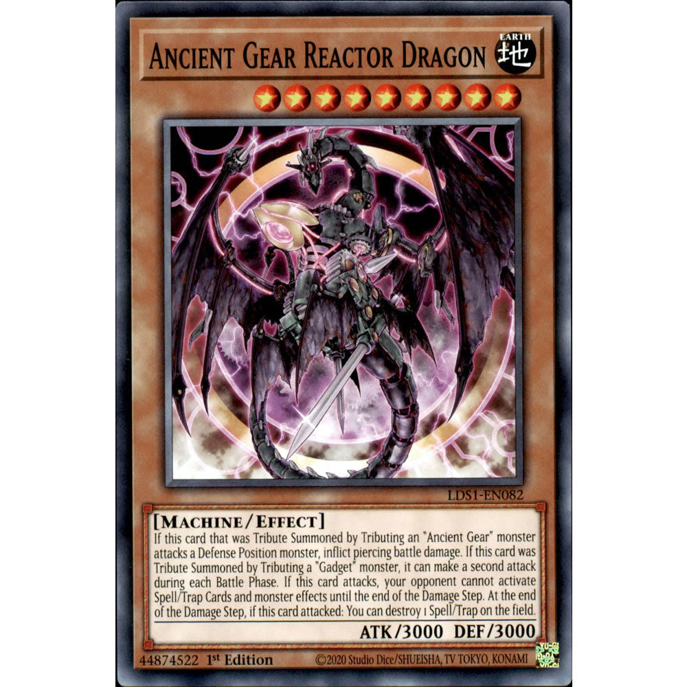 Ancient Gear Reactor Dragon LDS1-EN082 Yu-Gi-Oh! Card from the Legendary Duelists: Season 1 Set