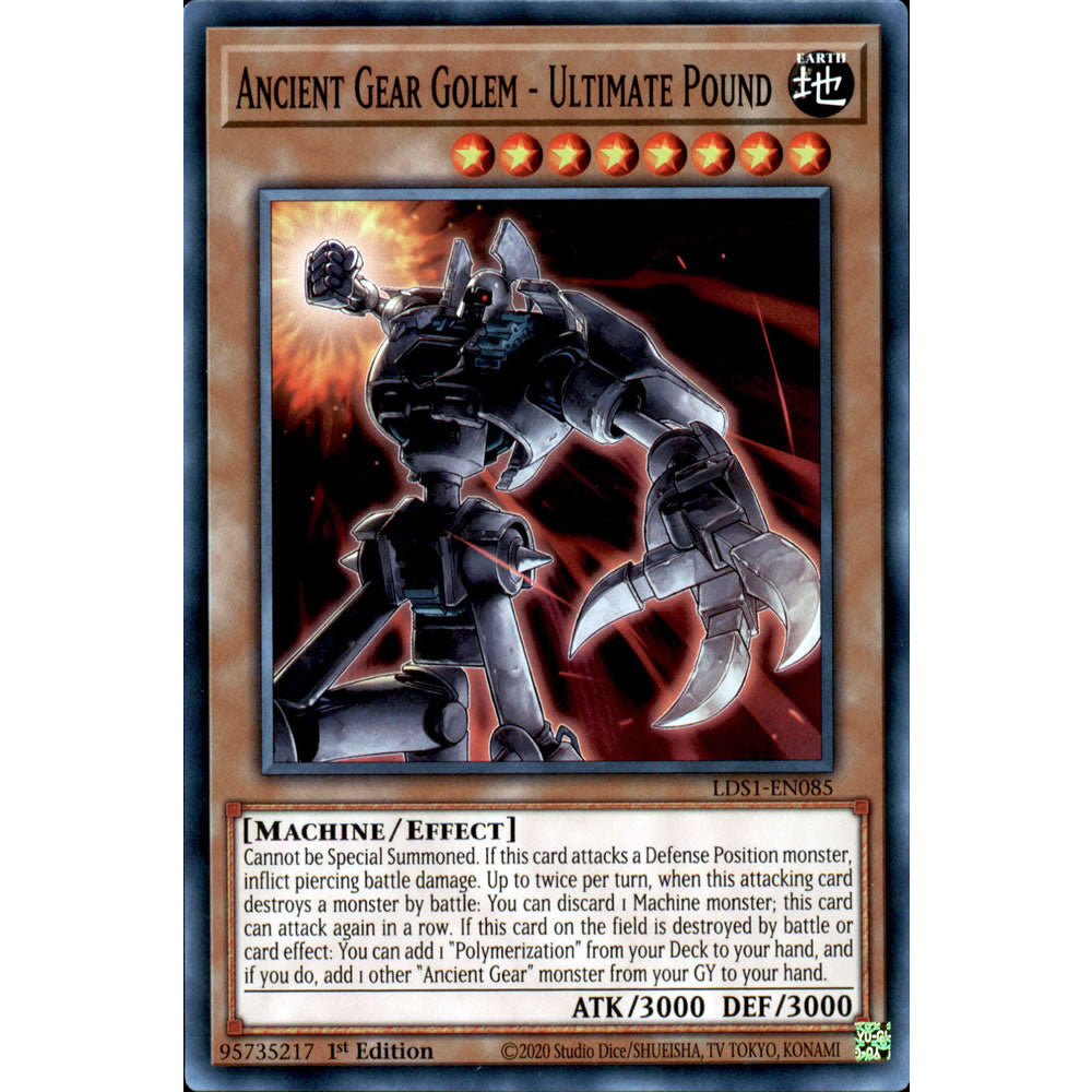 Ancient Gear Golem - Ultimate Pound LDS1-EN085 Yu-Gi-Oh! Card from the Legendary Duelists: Season 1 Set