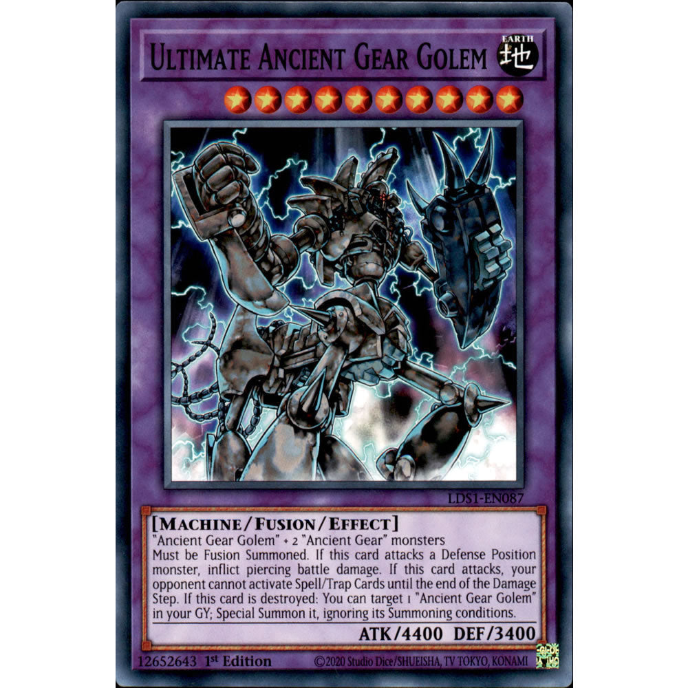 Ultimate Ancient Gear Golem LDS1-EN087 Yu-Gi-Oh! Card from the Legendary Duelists: Season 1 Set