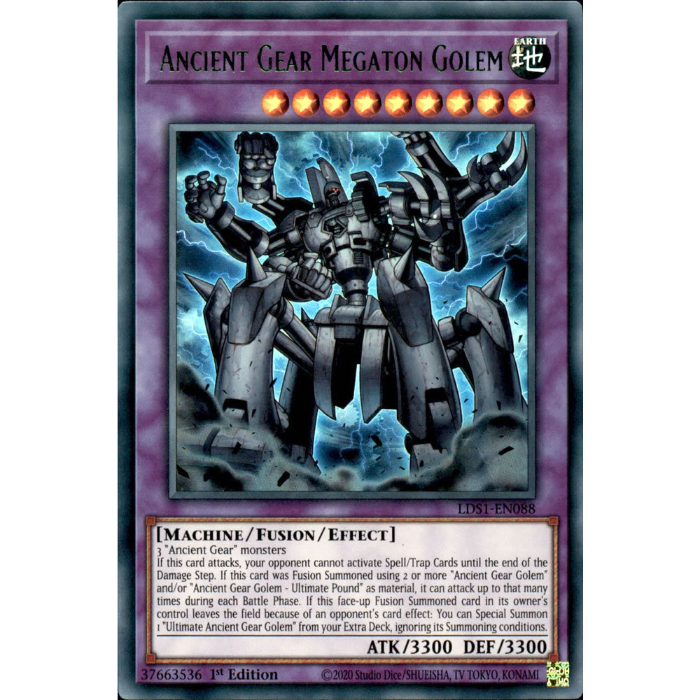 Ancient Gear Megaton Golem LDS1-EN088 Yu-Gi-Oh! Card from the Legendary Duelists: Season 1 Set