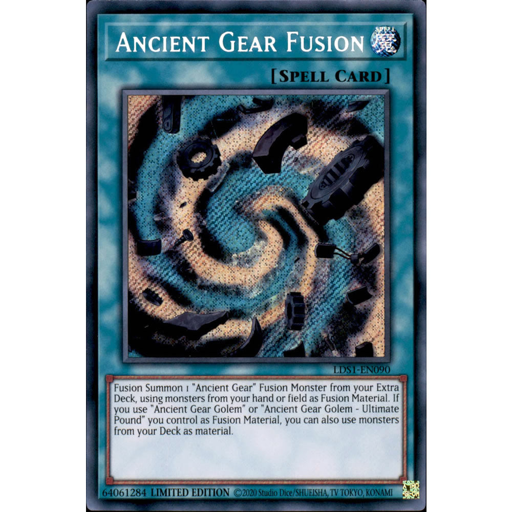 Ancient Gear Fusion LDS1-EN090 Yu-Gi-Oh! Card from the Legendary Duelists: Season 1 Set