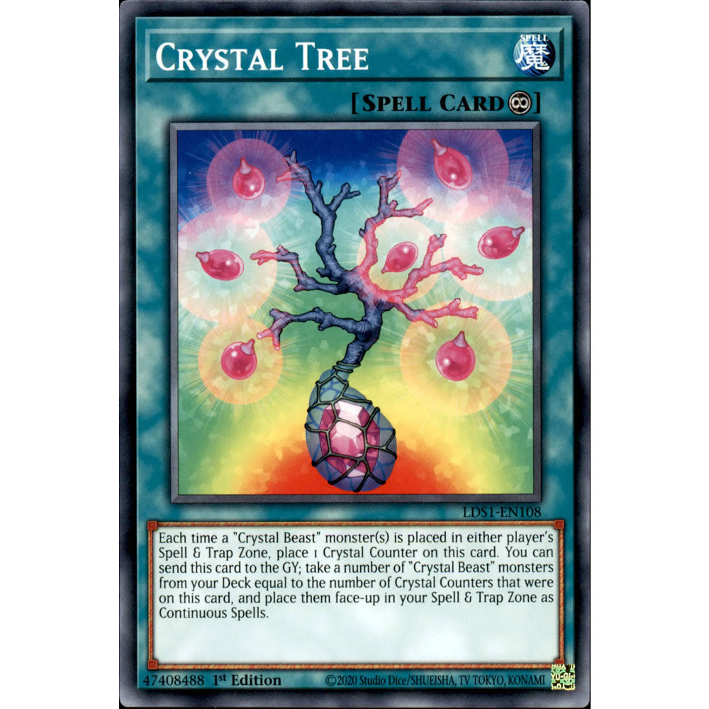 Crystal Tree LDS1-EN108 Yu-Gi-Oh! Card from the Legendary Duelists: Season 1 Set