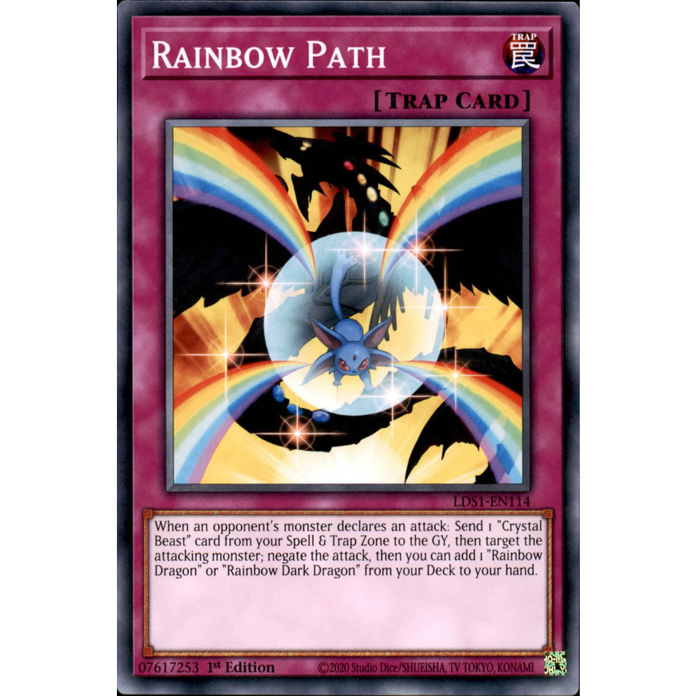 Rainbow Path LDS1-EN114 Yu-Gi-Oh! Card from the Legendary Duelists: Season 1 Set