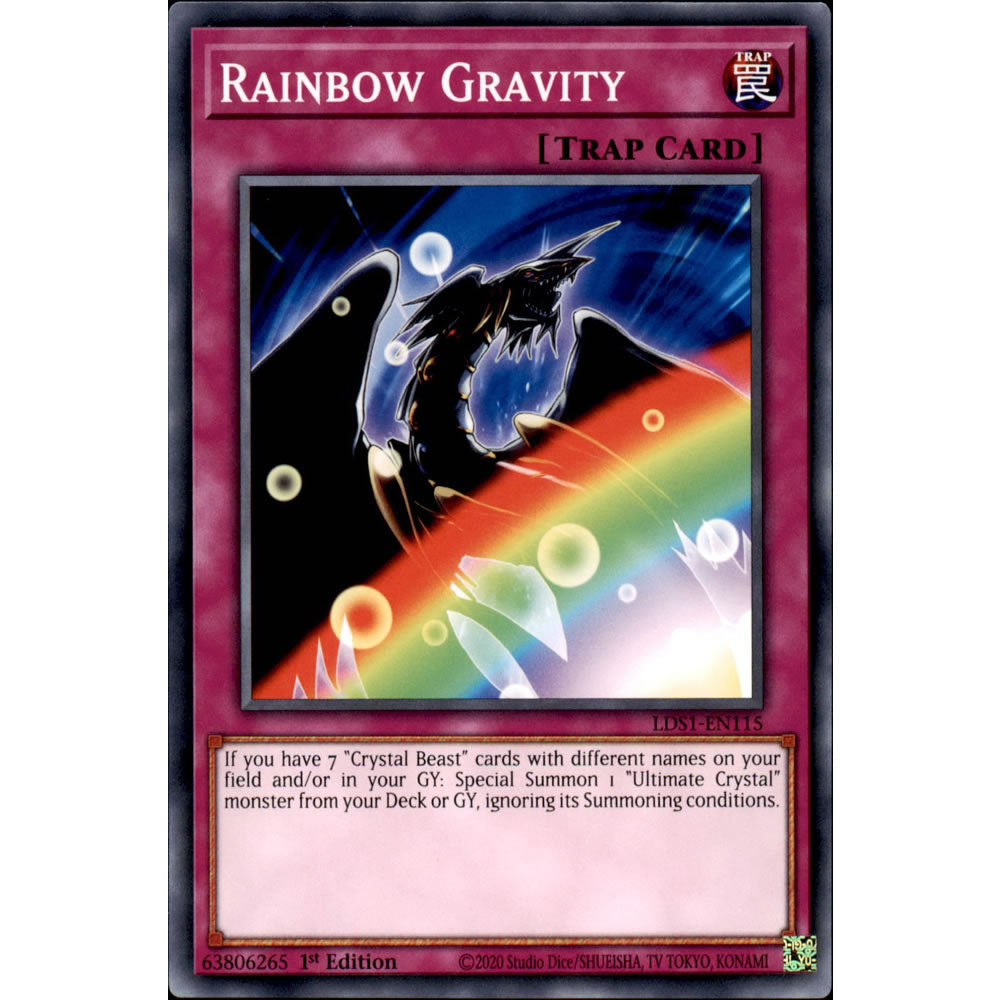 Rainbow Gravity LDS1-EN115 Yu-Gi-Oh! Card from the Legendary Duelists: Season 1 Set