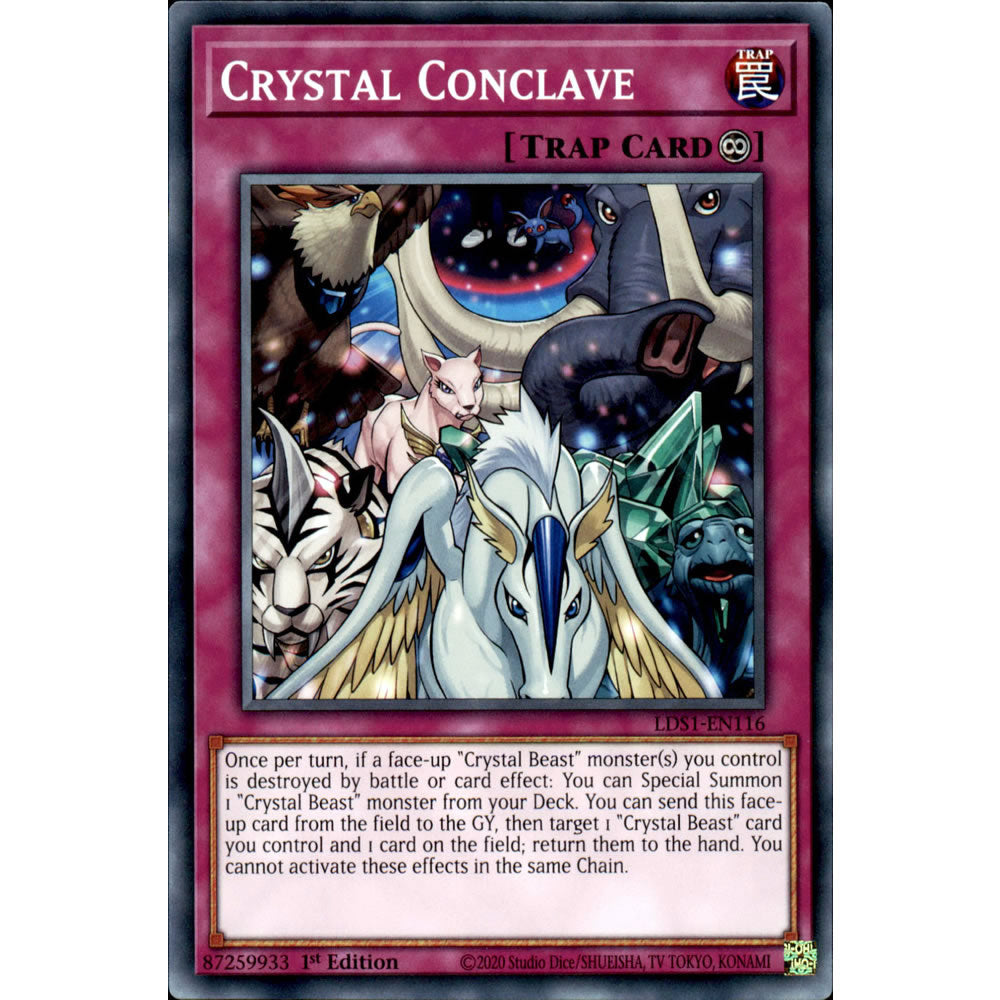 Crystal Conclave LDS1-EN116 Yu-Gi-Oh! Card from the Legendary Duelists: Season 1 Set