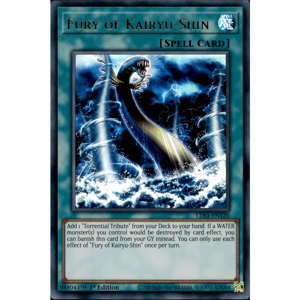 Fury of Kairyu-Shin LDS1-EN120 Yu-Gi-Oh! Card from the Legendary Duelists: Season 1 Set