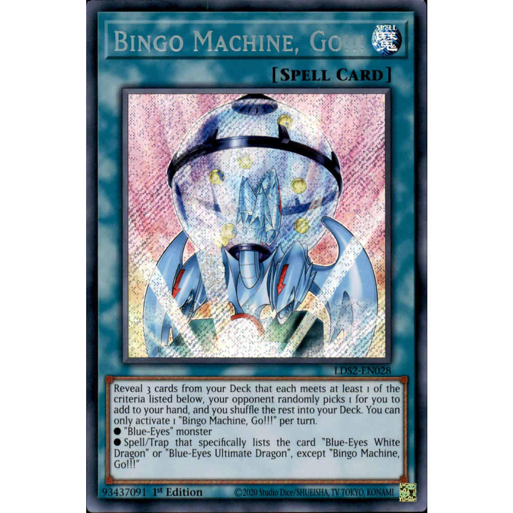 Bingo Machine, Go!!! LDS2-EN028 Yu-Gi-Oh! Card from the Legendary Duelists: Season 2 Set