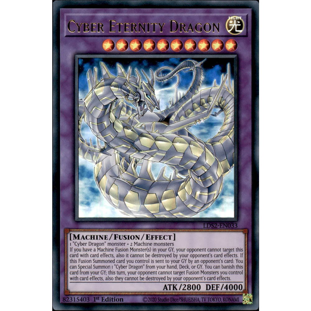 Cyber Eternity Dragon LDS2-EN033 Yu-Gi-Oh! Card from the Legendary Duelists: Season 2 Set