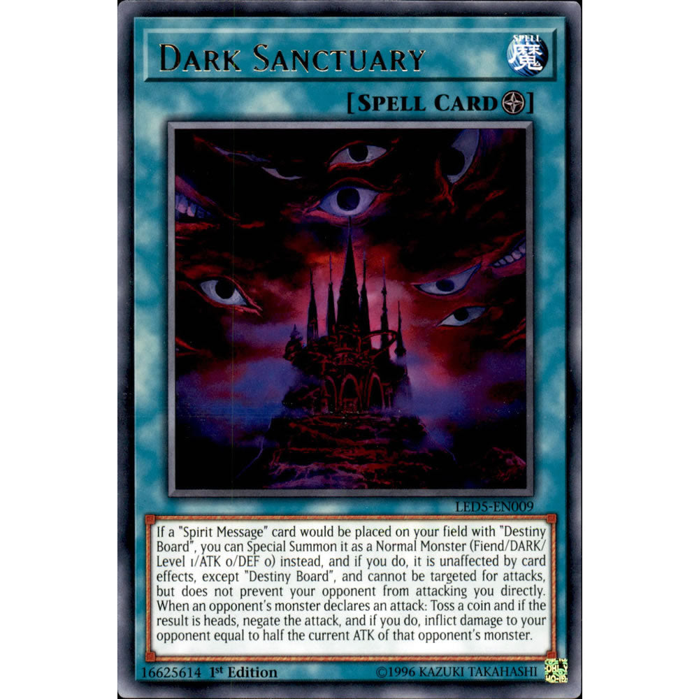 Dark Sanctuary LED5-EN009 Yu-Gi-Oh! Card from the Legendary Duelists: Immortal Destiny Set