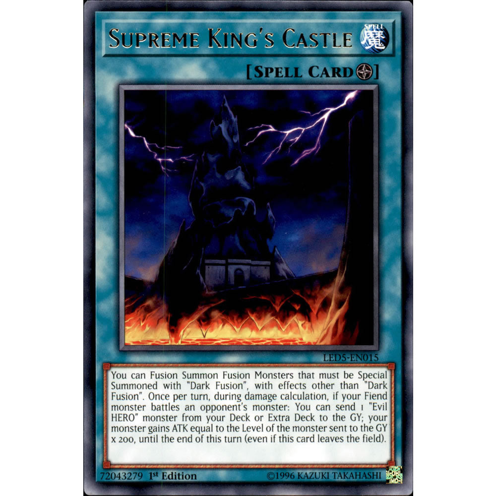 Supreme King's Castle LED5-EN015 Yu-Gi-Oh! Card from the Legendary Duelists: Immortal Destiny Set