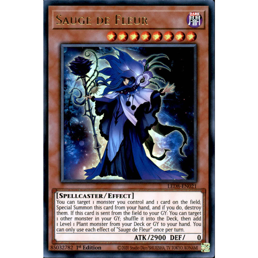 Sauge de Fleur LED8-EN021 Yu-Gi-Oh! Card from the Legendary Duelists: Synchro Storm Set