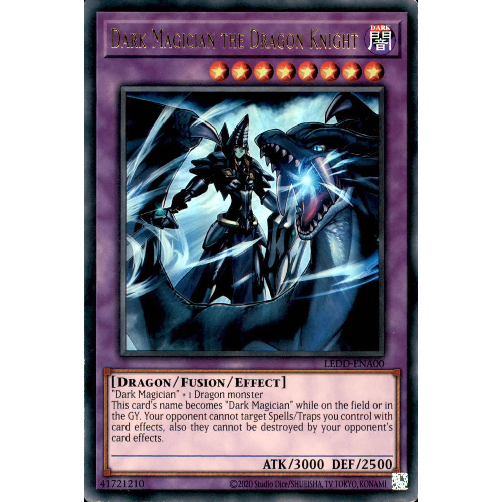 Dark Magician the Dragon Knight LEDD-ENA00 Yu-Gi-Oh! Card from the Legendary Dragon Decks Set