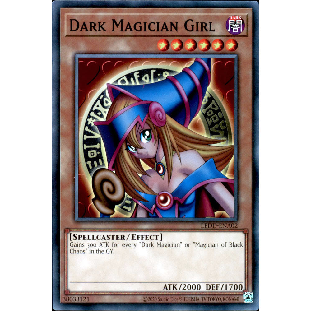 Dark Magician Girl LEDD-ENA02 Yu-Gi-Oh! Card from the Legendary Dragon Decks Set