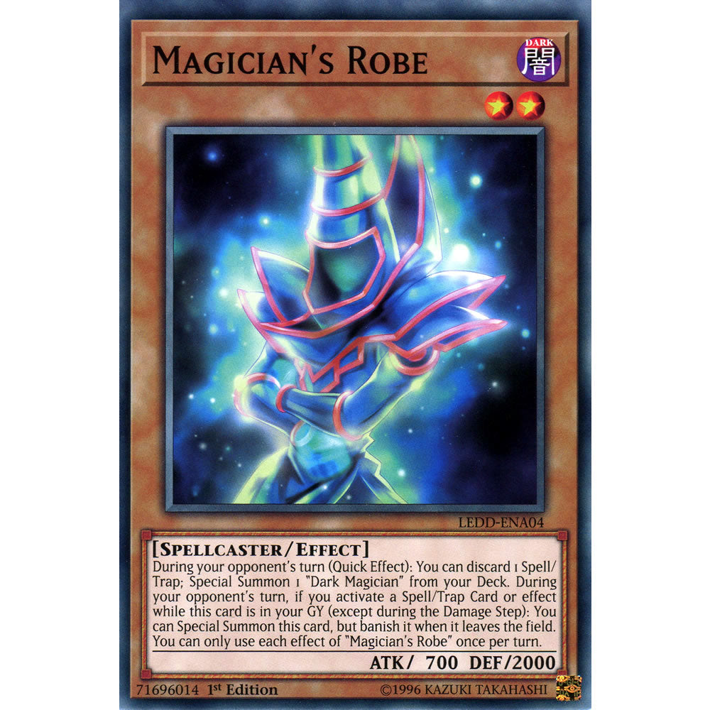 Magician's Robe LEDD-ENA04 Yu-Gi-Oh! Card from the Legendary Dragon Decks Set