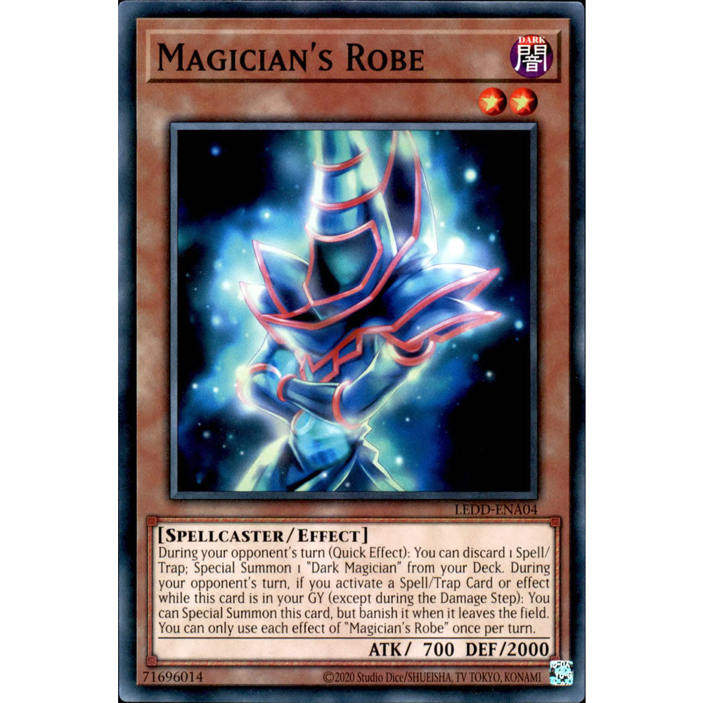 Magician's Robe LEDD-ENA04 Yu-Gi-Oh! Card from the Legendary Dragon Decks Set