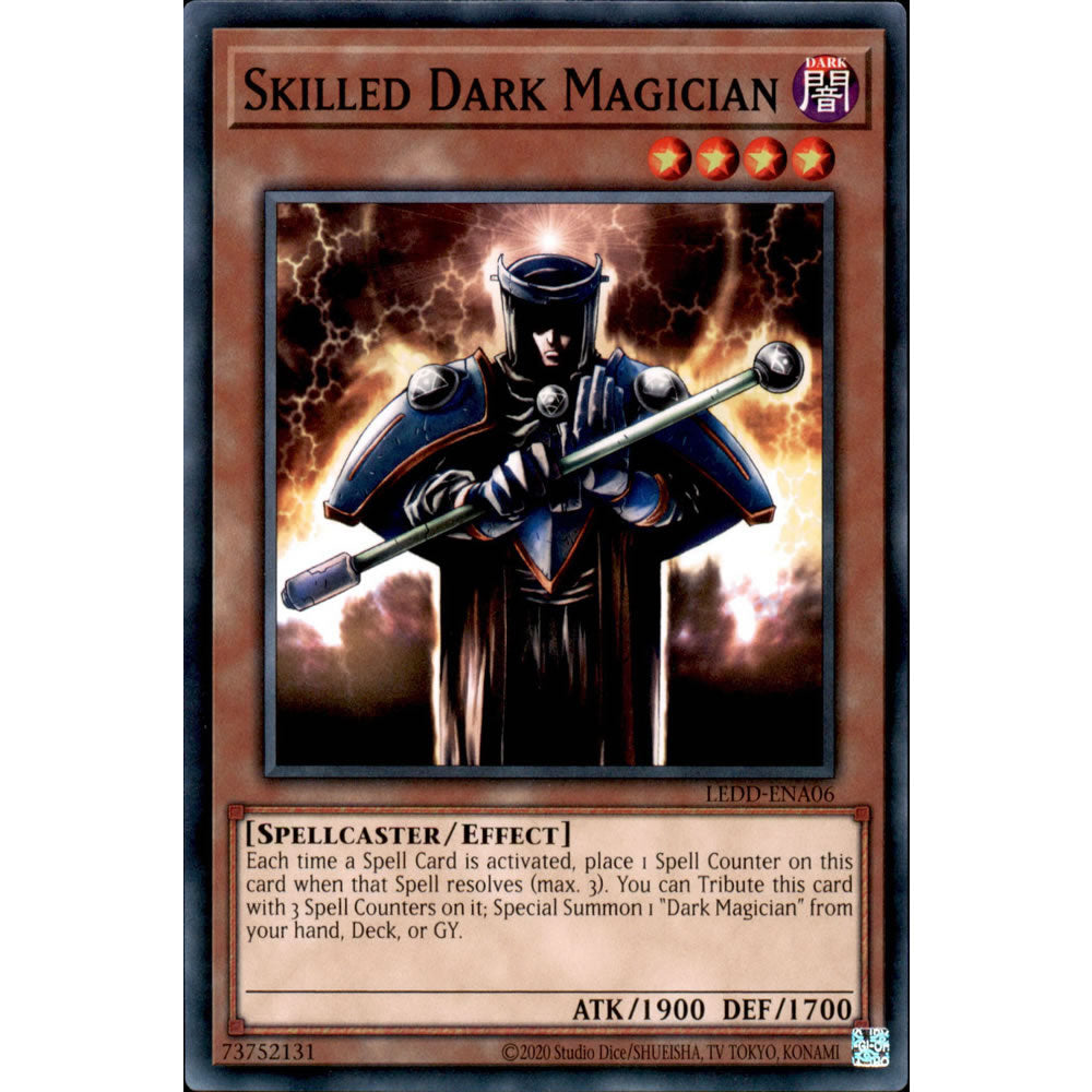 Skilled Dark Magician LEDD-ENA06 Yu-Gi-Oh! Card from the Legendary Dragon Decks Set