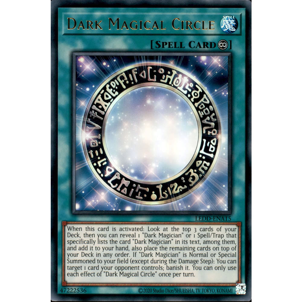 Dark Magical Circle LEDD-ENA15 Yu-Gi-Oh! Card from the Legendary Dragon Decks Set