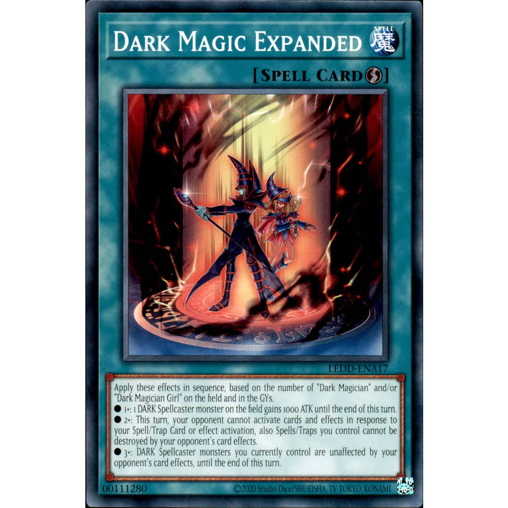 Dark Magic Expanded LEDD-ENA17 Yu-Gi-Oh! Card from the Legendary Dragon Decks Set