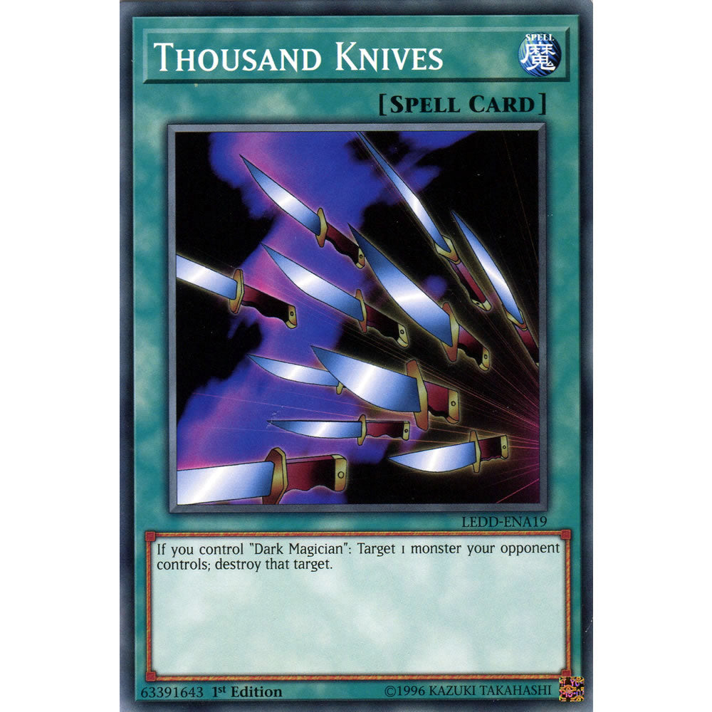 Thousand Knives LEDD-ENA19 Yu-Gi-Oh! Card from the Legendary Dragon Decks Set