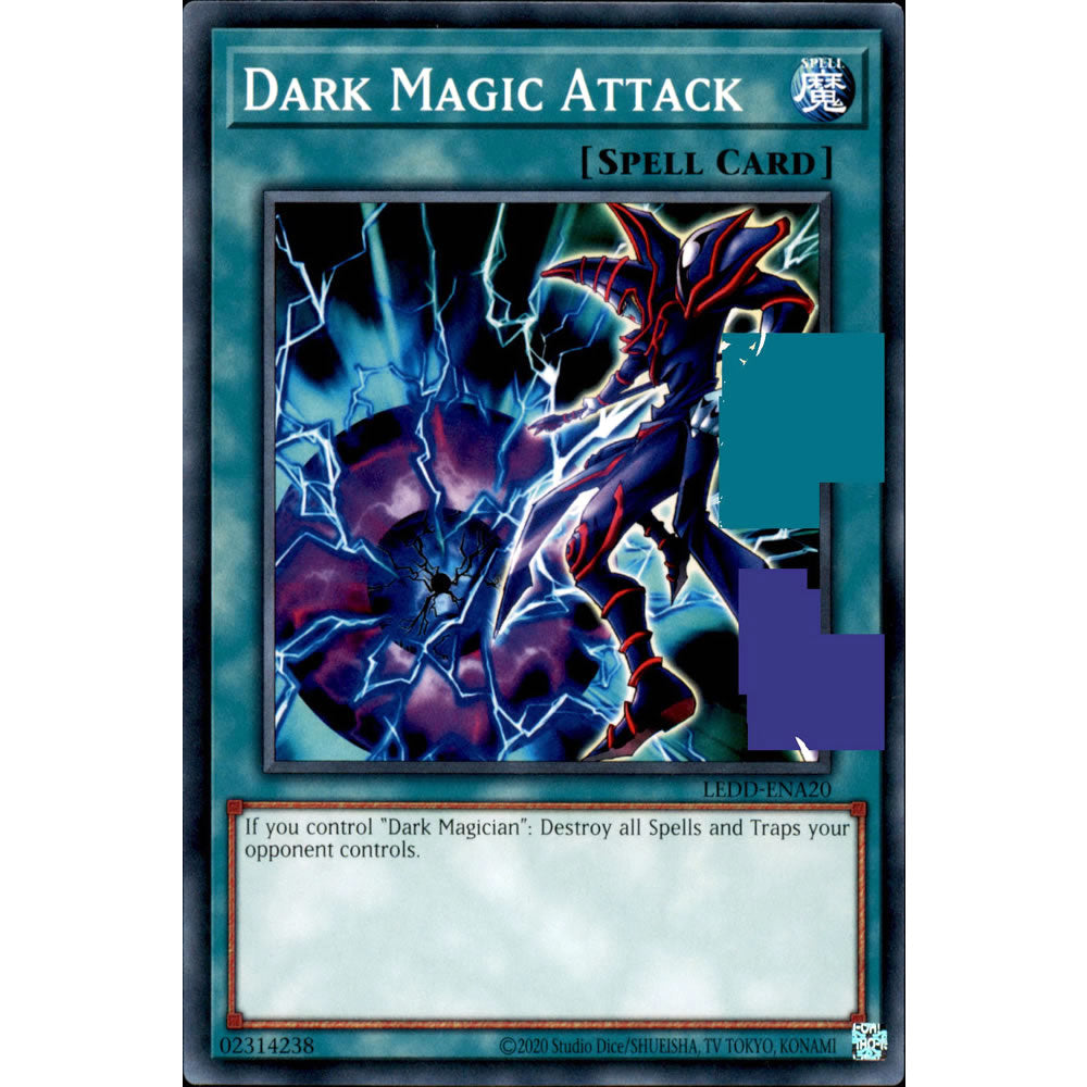 Dark Magic Attack LEDD-ENA20 Yu-Gi-Oh! Card from the Legendary Dragon Decks Set