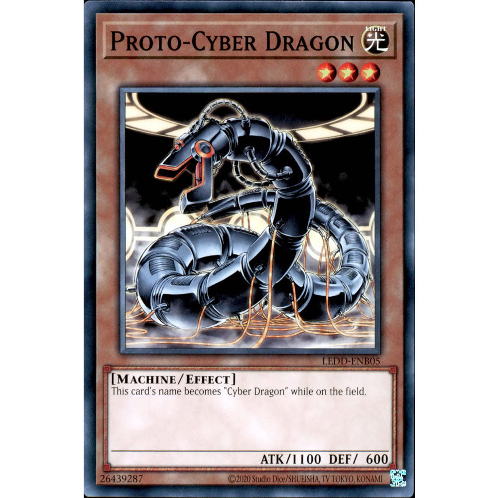 Proto-Cyber Dragon LEDD-ENB05 Yu-Gi-Oh! Card from the Legendary Dragon Decks Set