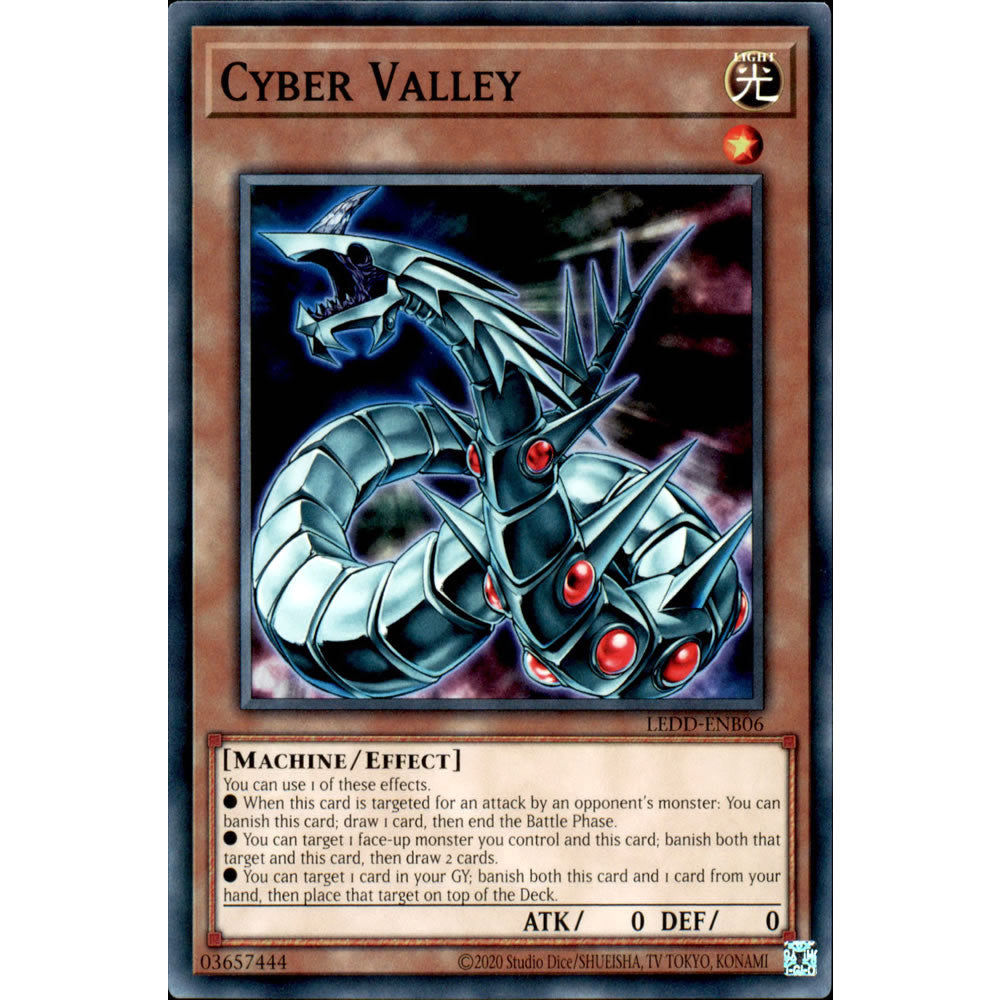 Cyber Valley LEDD-ENB06 Yu-Gi-Oh! Card from the Legendary Dragon Decks Set