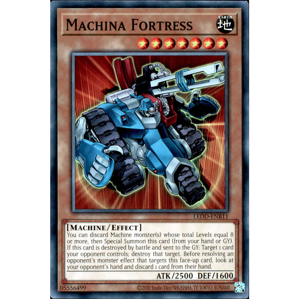 Machina Fortress LEDD-ENB11 Yu-Gi-Oh! Card from the Legendary Dragon Decks Set