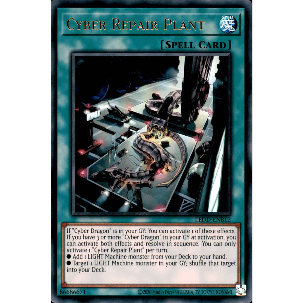 Cyber Repair Plant LEDD-ENB12 Yu-Gi-Oh! Card from the Legendary Dragon Decks Set