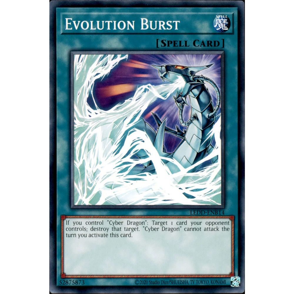 Evolution Burst LEDD-ENB14 Yu-Gi-Oh! Card from the Legendary Dragon Decks Set