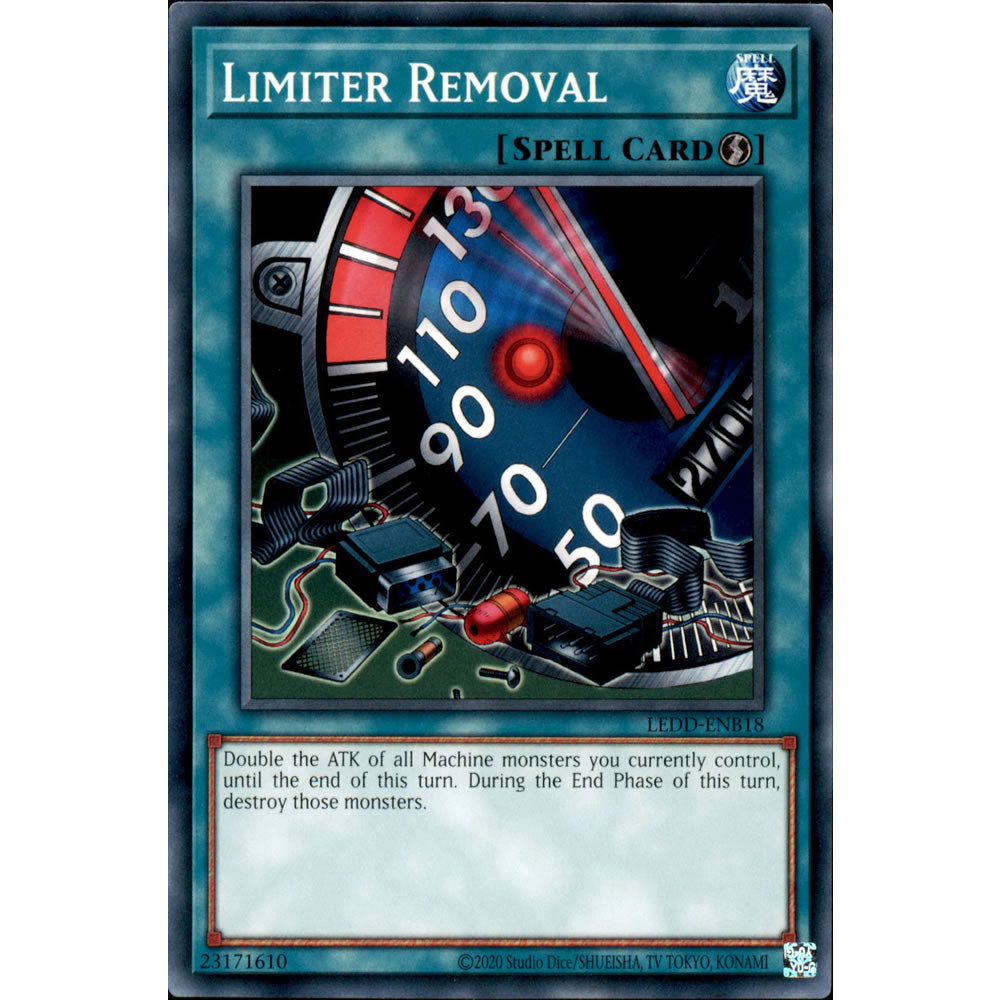 Limiter Removal LEDD-ENB18 Yu-Gi-Oh! Card from the Legendary Dragon Decks Set